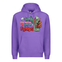 Purple girls just wanna have funds Premium Hoodie - MaliasSmallBusiness