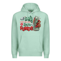 Seafoam girls just wanna have funds Premium Hoodie - MaliasSmallBusiness