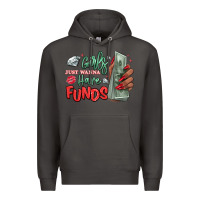 Smoke girls just wanna have funds Premium Hoodie - MaliasSmallBusiness