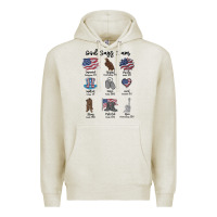Oatmeal Heather god says i am Premium Hoodie - MaliasSmallBusiness