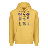 Antique Gold god says i am Premium Hoodie - MaliasSmallBusiness