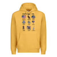 Mustard god says i am Premium Hoodie - MaliasSmallBusiness