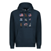 Navy god says i am Premium Hoodie - MaliasSmallBusiness