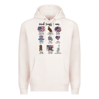 Pale Pink god says i am Premium Hoodie - MaliasSmallBusiness