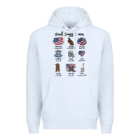 White god says i am Premium Hoodie - MaliasSmallBusiness