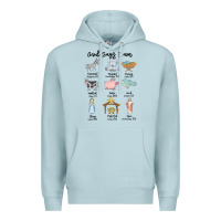 Blue Mist god says i am Premium Hoodie - MaliasSmallBusiness