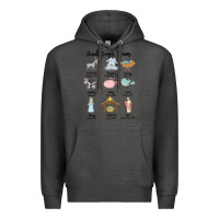Charcoal Heather god says i am Premium Hoodie - MaliasSmallBusiness