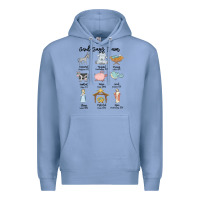 Colony Blue god says i am Premium Hoodie - MaliasSmallBusiness