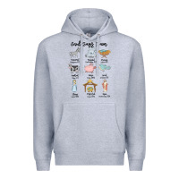 Heather Grey god says i am Premium Hoodie - MaliasSmallBusiness