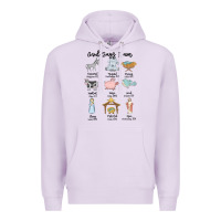Lilac god says i am Premium Hoodie - MaliasSmallBusiness
