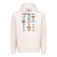 Pale Pink god says i am Premium Hoodie - MaliasSmallBusiness