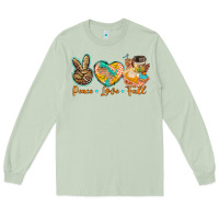 Matcha peace love fall Long Sleeve Tee - BarkalooDesign