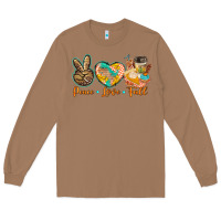 Toasted Coconut peace love fall Long Sleeve Tee - BarkalooDesign