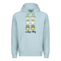 Blue Mist lucky vibes Premium Hoodie - MaliasSmallBusiness