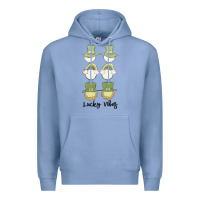 Colony Blue lucky vibes Premium Hoodie - MaliasSmallBusiness