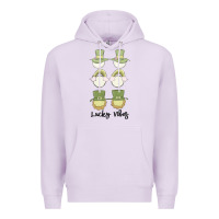 Lilac lucky vibes Premium Hoodie - MaliasSmallBusiness