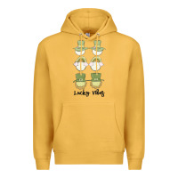 Mustard lucky vibes Premium Hoodie - MaliasSmallBusiness