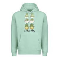 Seafoam lucky vibes Premium Hoodie - MaliasSmallBusiness