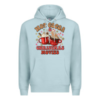 Blue Mist hot cocoa and christmas movies Premium Hoodie - MaliasSmallBusiness