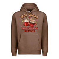 Chestnut hot cocoa and christmas movies Premium Hoodie - MaliasSmallBusiness