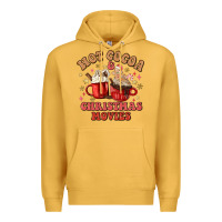 Mustard hot cocoa and christmas movies Premium Hoodie - MaliasSmallBusiness