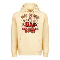 Pina Colada hot cocoa and christmas movies Premium Hoodie - MaliasSmallBusiness