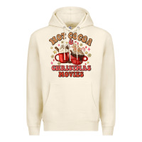 Tofu hot cocoa and christmas movies Premium Hoodie - MaliasSmallBusiness
