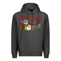 Charcoal Heather santas favorite soccer player Premium Hoodie - MaliasSmallBusiness