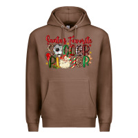 Chestnut santas favorite soccer player Premium Hoodie - MaliasSmallBusiness