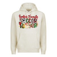 Oatmeal Heather santas favorite soccer player Premium Hoodie - MaliasSmallBusiness