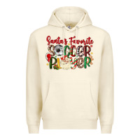 Sandshell santas favorite soccer player Premium Hoodie - MaliasSmallBusiness