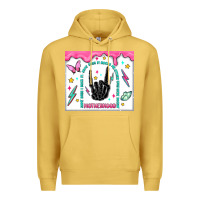 Antique Gold some days i rock it Premium Hoodie - MaliasSmallBusiness