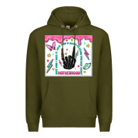 Army Green some days i rock it Premium Hoodie - MaliasSmallBusiness