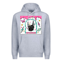 Heather Grey some days i rock it Premium Hoodie - MaliasSmallBusiness