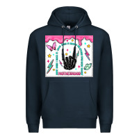Navy some days i rock it Premium Hoodie - MaliasSmallBusiness