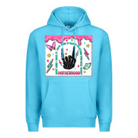 Ocean Blue some days i rock it Premium Hoodie - MaliasSmallBusiness