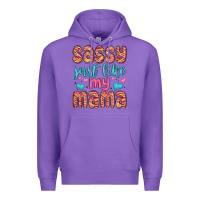 Purple sassy just like my mama Premium Hoodie - MaliasSmallBusiness