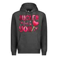 Charcoal Heather sucker for you Premium Hoodie - MaliasSmallBusiness