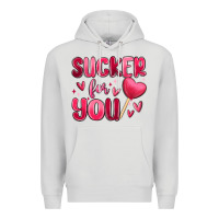 Dove Grey sucker for you Premium Hoodie - MaliasSmallBusiness