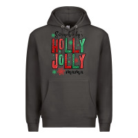 Smoke somebodys holly jolly mama Premium Hoodie - MaliasSmallBusiness