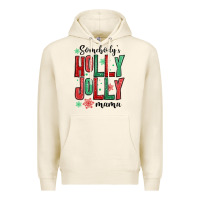 Tofu somebodys holly jolly mama Premium Hoodie - MaliasSmallBusiness