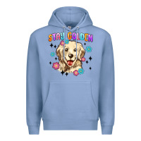 Colony Blue stay golden Premium Hoodie - MaliasSmallBusiness