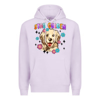 Lilac stay golden Premium Hoodie - MaliasSmallBusiness