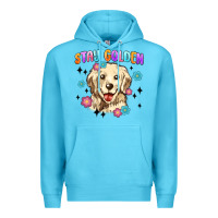Ocean Blue stay golden Premium Hoodie - MaliasSmallBusiness