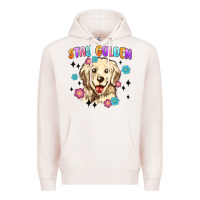 Pale Pink stay golden Premium Hoodie - MaliasSmallBusiness
