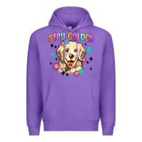 Purple stay golden Premium Hoodie - MaliasSmallBusiness