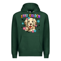 Sports Green stay golden Premium Hoodie - MaliasSmallBusiness