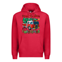 Cardinal sound the alarm its christmas fire truck Premium Hoodie - MaliasSmallBusiness