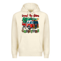 Sandshell sound the alarm its christmas fire truck Premium Hoodie - MaliasSmallBusiness