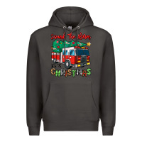 Smoke sound the alarm its christmas fire truck Premium Hoodie - MaliasSmallBusiness